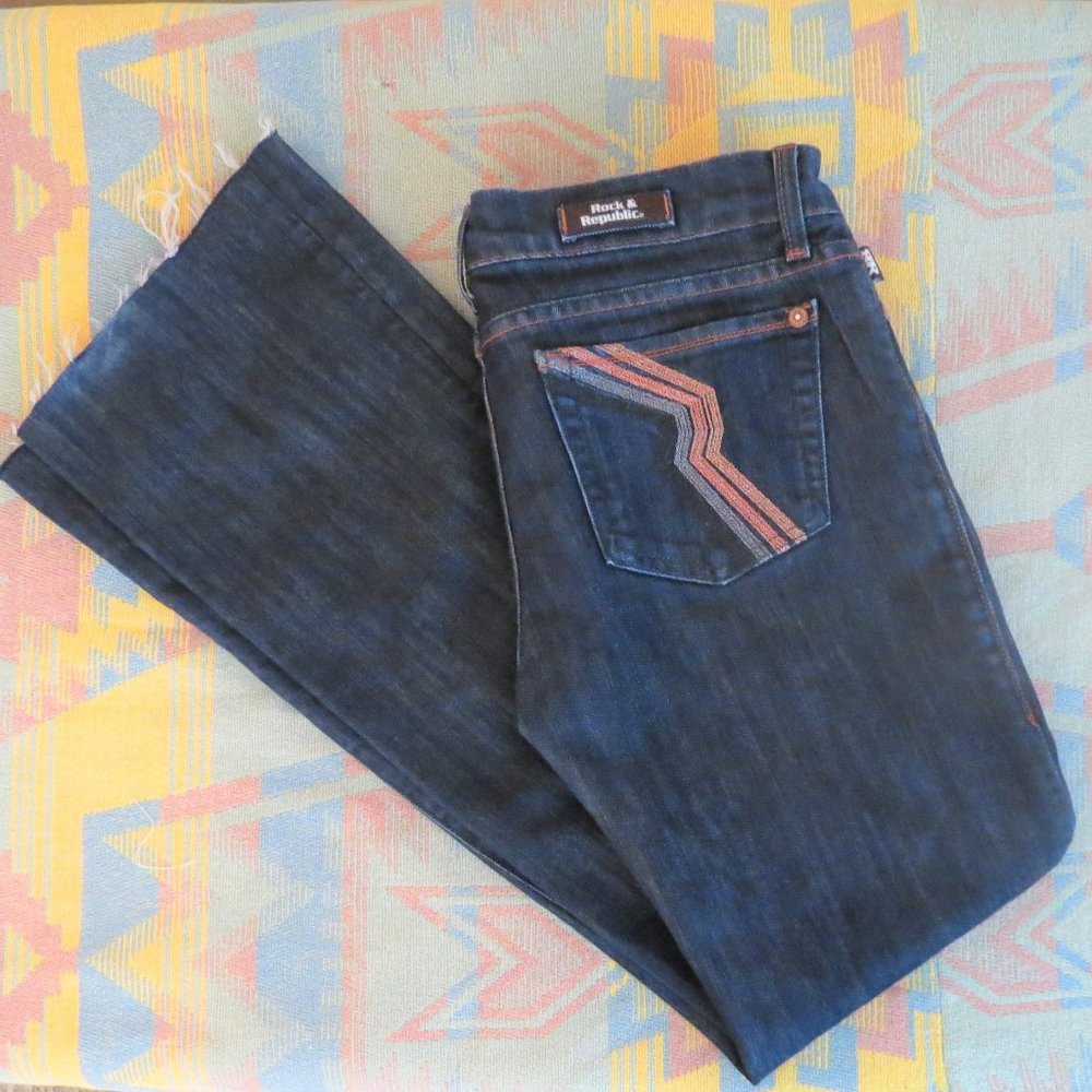 Rock & Republic Dark Denim Jeans 28